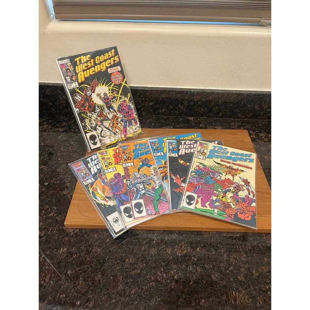 West Coast Avengers #1, 4–9 Lot | Early Run | Marvel 1985